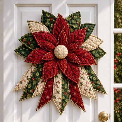 🎉 Holiday Celebration 🎄 – Festive Quilted Christmas Door Hanging DIY Sewing Kit
