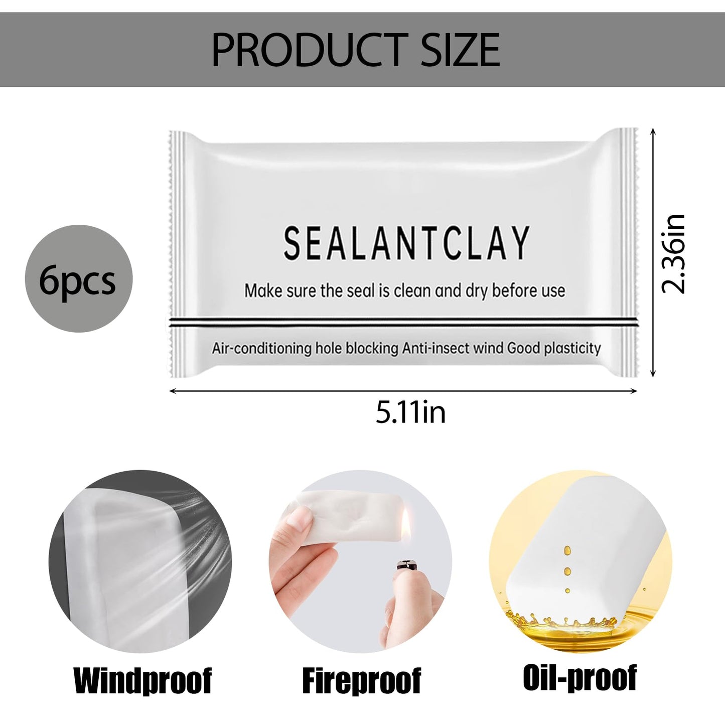 🏠 Fix Small Problems Fast with Moldable Sealant Clay!