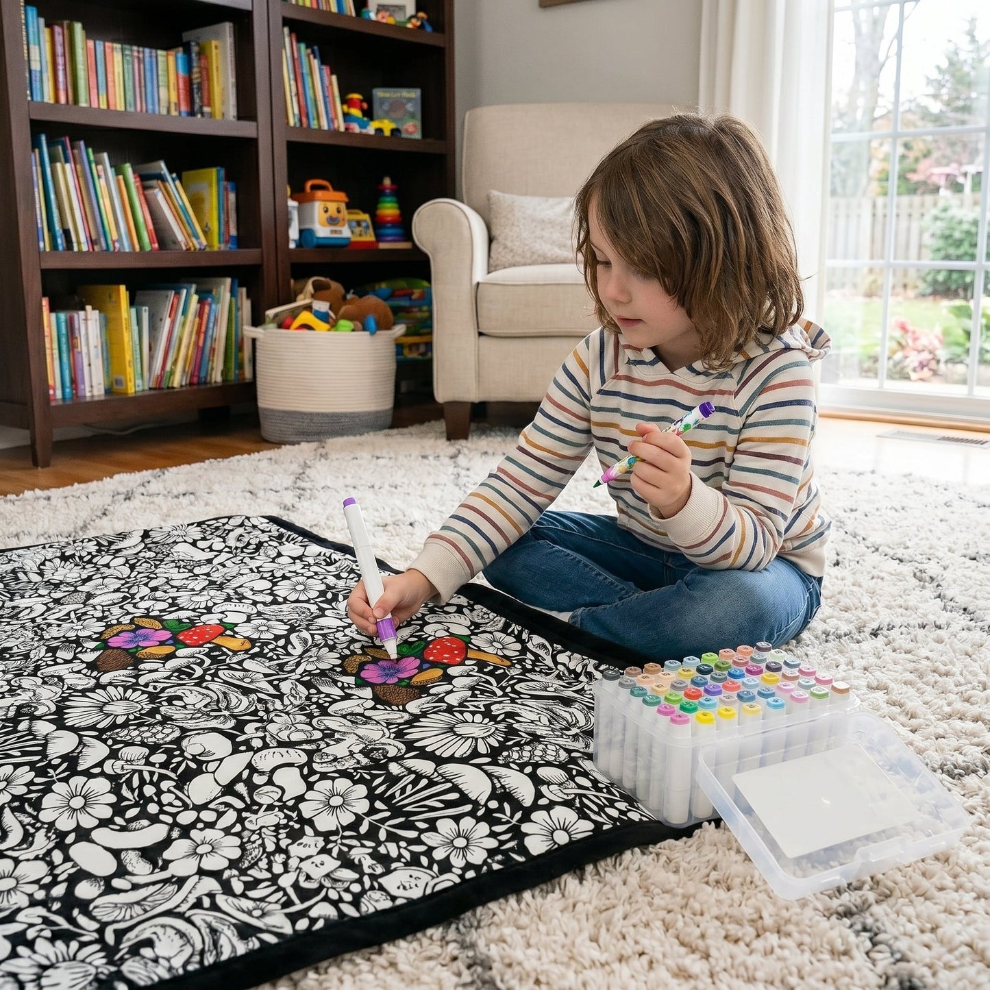 🎨Coloring Blanket