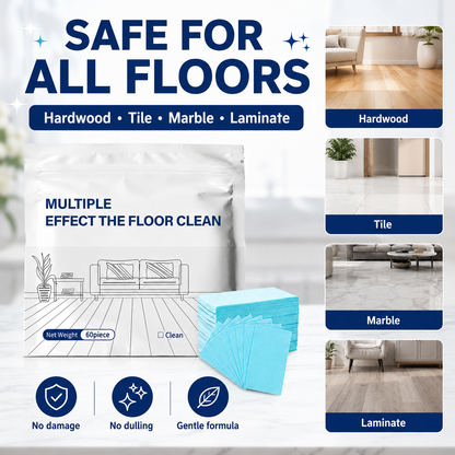 ✨Multi-Effect Floor Cleaning Tablets, Fast Dissolving, No-Rinse Formula for Hardwood, Tile & All Floor Types