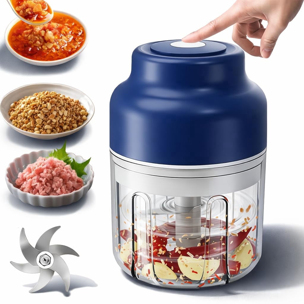 2026 Upgrade Electric Garlic Chopper Mini