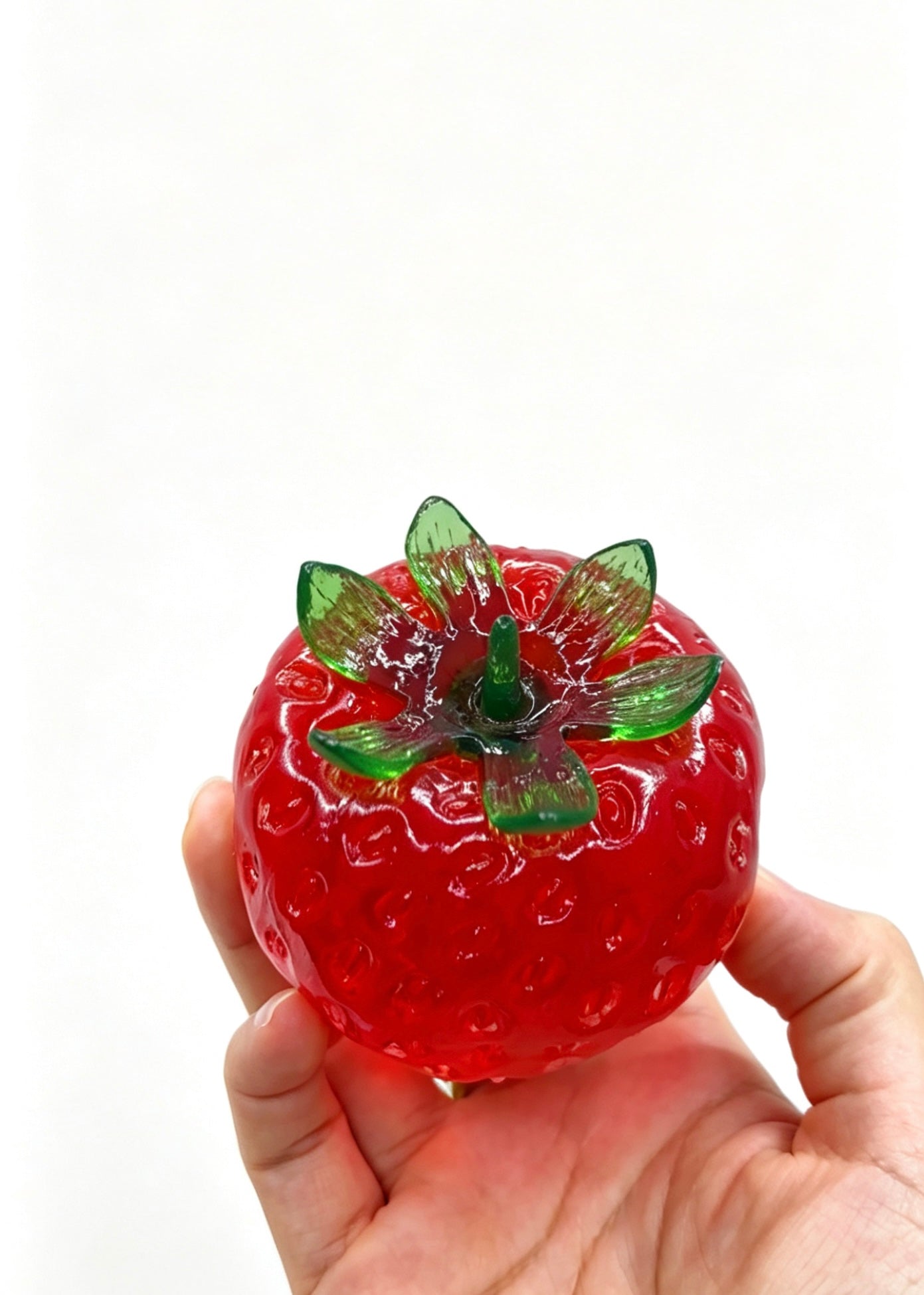 🍓Red Slushy Strawberry Squishy Fidget Toy Zero Bounce Back Anxiety Relief Toy