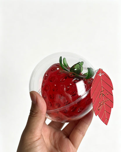 🍓Red Slushy Strawberry Squishy Fidget Toy Zero Bounce Back Anxiety Relief Toy