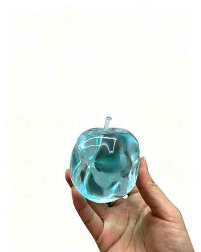 🍎Apple Squishy Toy, Glass Gloss Semi-Transparent Zero bounce-back Fidget Stress Ball