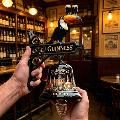 🍺Guinness Toucan Cast Iron Door Bell