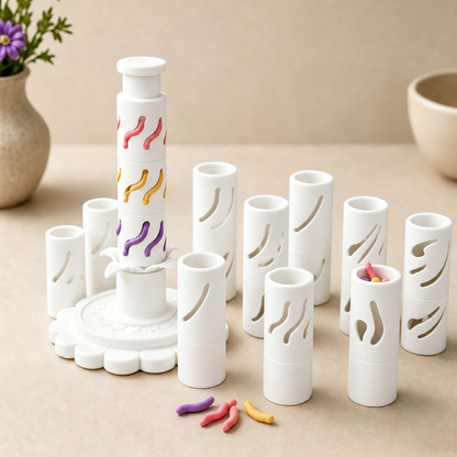🌷Modular Clay Bloom Maker with 9 Shaping Sleeves🎨