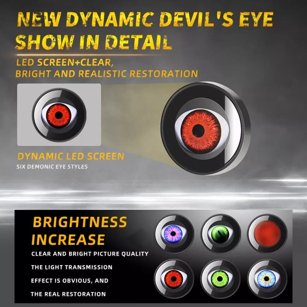 🏎️GhostLens Demon Eye LED Headlight Kit - Fits all cars, makes/models❗️