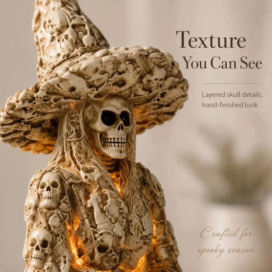 🎃Skeleton Witch Ornament
