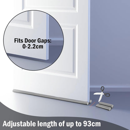Door Bottom Sealing Strip, 1 Count Door Draft Stopper, Under Door Draft Noise Blocker, Home Essentials