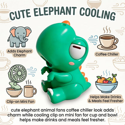🌬️ QuickCool Hands-Free Food Fan