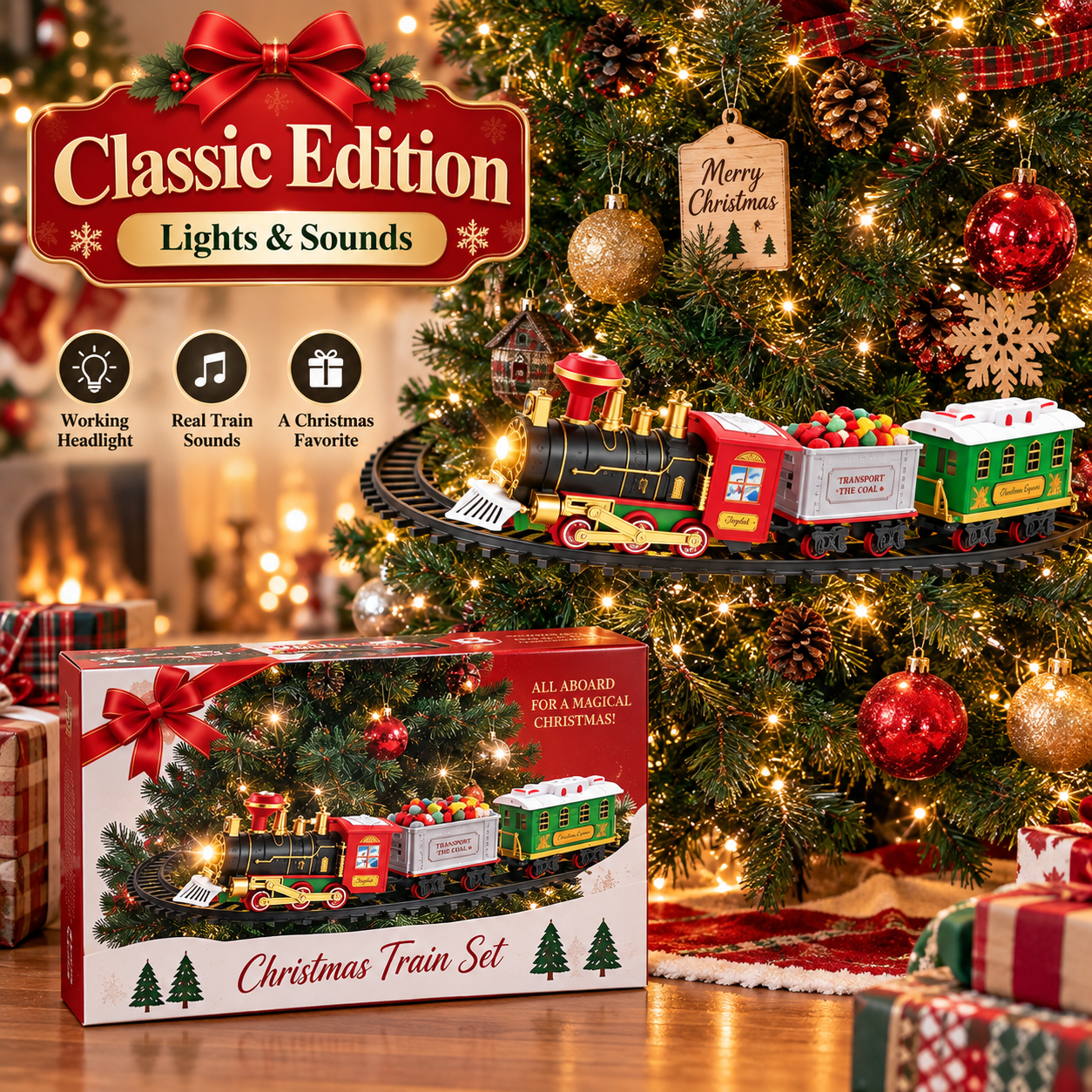 🚂 Classic Christmas Train