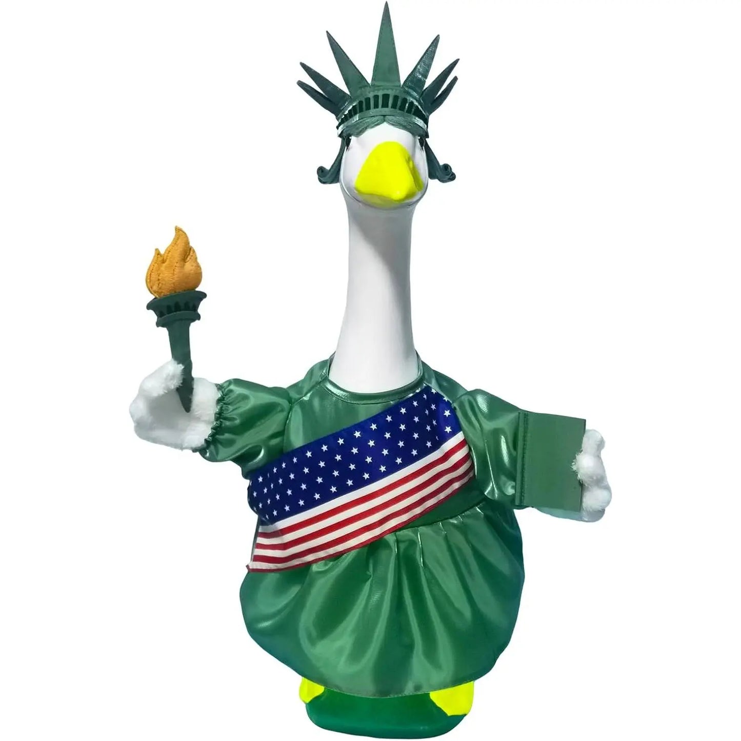 🦢VALORS TOP™Liberty Porch Goose Outfit for 23" Plastic/ Cement Goose Statues