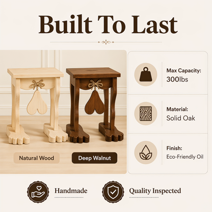 🪑Funny Wooden Ball Bell Stool😂 – Rustic Farmhouse Conversation Piece