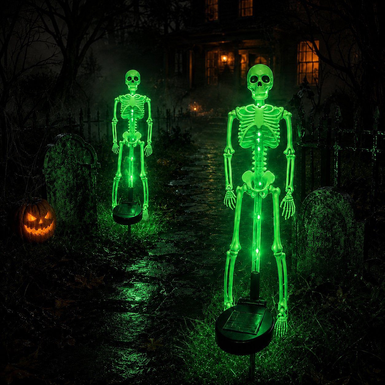 🎃 Halloween Early Bird Sale 🔥💀 Solar Skeleton Yard Stake
