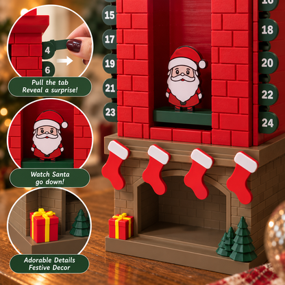 🎅 Santa’s Chimney Countdown Advent Calendar | 24 Days of Christmas Magic