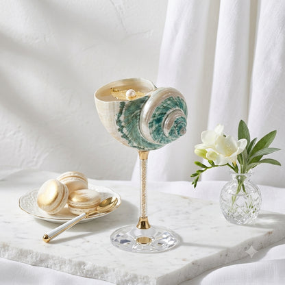 🐚Sea Shell Wine Glass | Handmade Coastal Decor