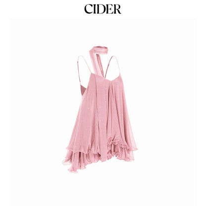 ✨FESTIVAL READY: THE V-NECK HALTER RUFFLED MINI DRESS — YOUR GO-TO FOR SUMMER STYLE!✨