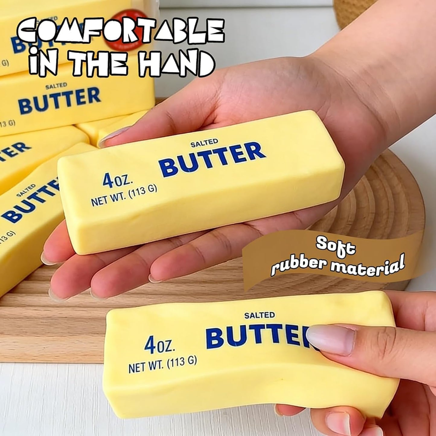 🧈The Original Giant Butter Splat! - Premium Slow-Rising Stress Relief Squishy Toy