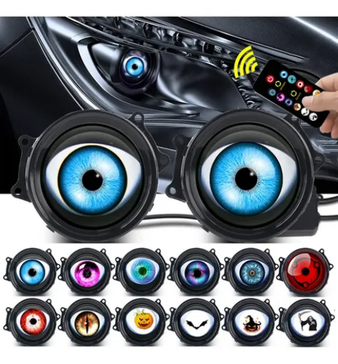 🚗GhostLens Demon Eye LED Headlight Kit