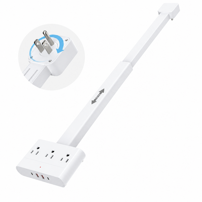 360° Rotating Telescopic Power Extension Socket