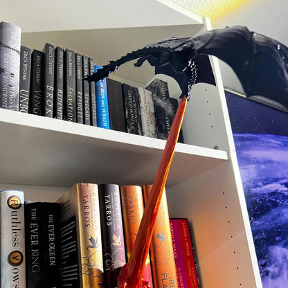 Dragon Flame Bookshelf – Decorative Bookend