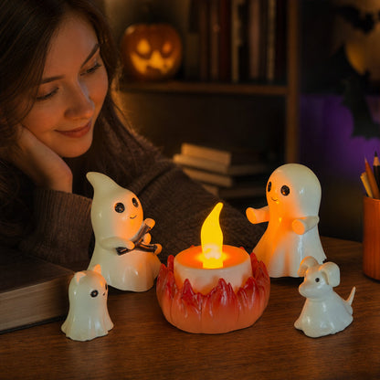 👻 Spooktacular Halloween Ghost Vibe Lights! 🕯️