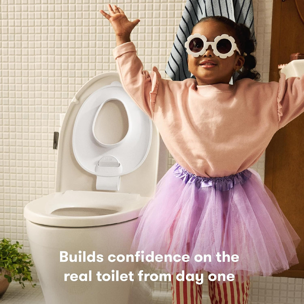 Drop Down Potty Training Seat for Toddlers & Kids, Easy to Clean