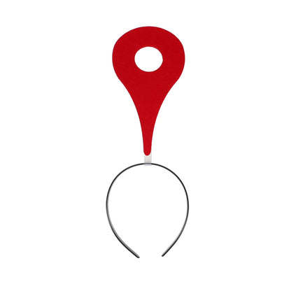 Red Arrow Locator Headband – Funny Gift for Girlfriend at Festivals or Crowds