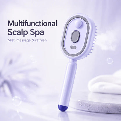 Electric Mist-Spraying Massage Cushion Brush