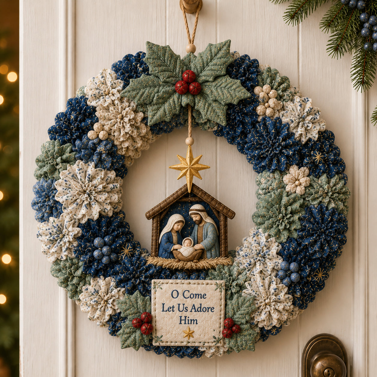 🔥 3D Fabric Poke Wreath DIY Kit