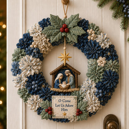 🔥 3D Fabric Poke Wreath DIY Kit