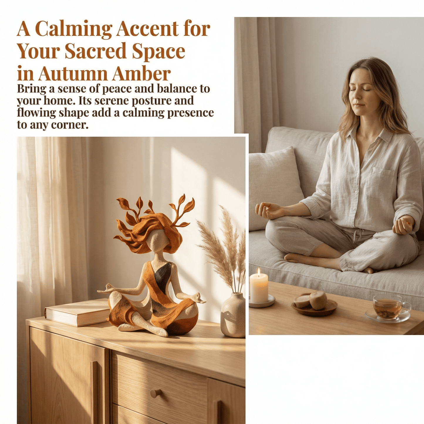 🔥Serenity Growth | Inner Harmony Sculptural Figurine 🥳