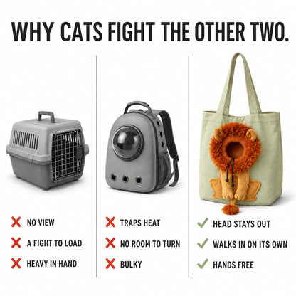 VALORS™ Lion Pet Carrier Bag
