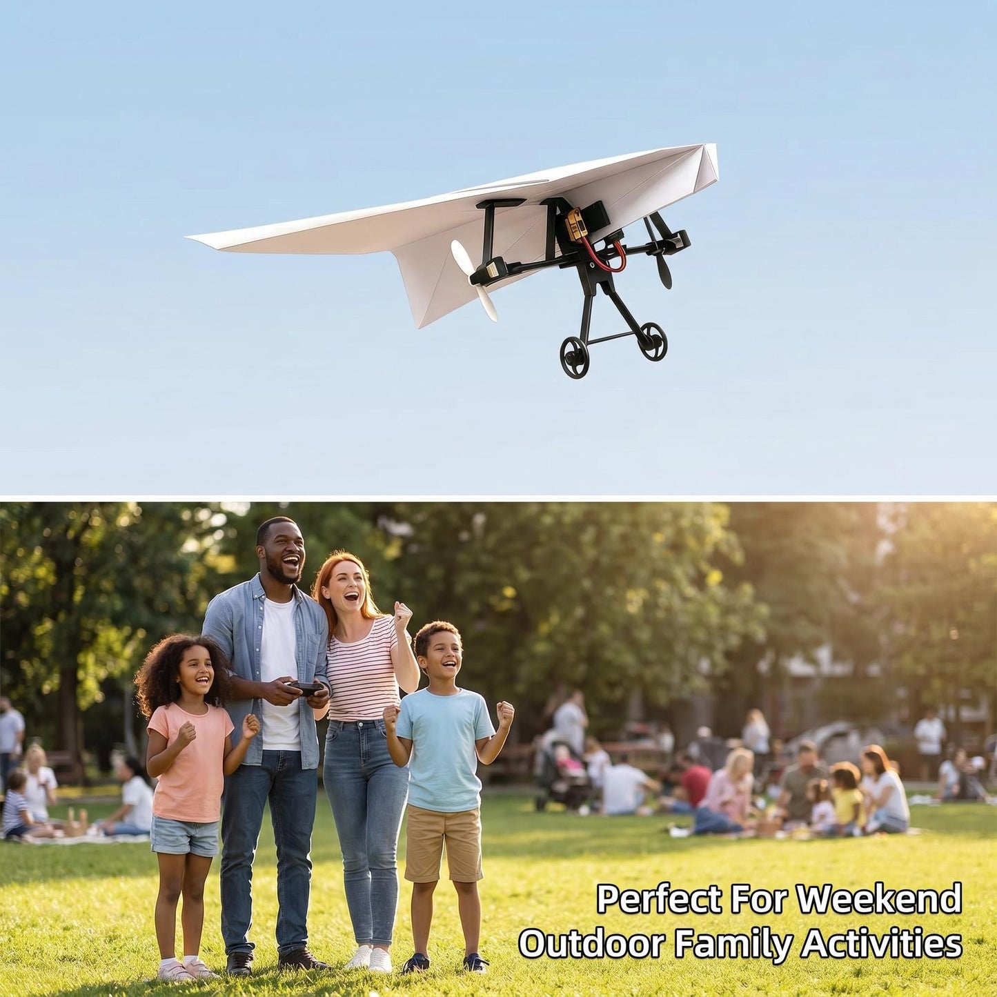 🛩️Parent-Child DIY RC Paper Plane Kit – Build, Learn & Fly Together