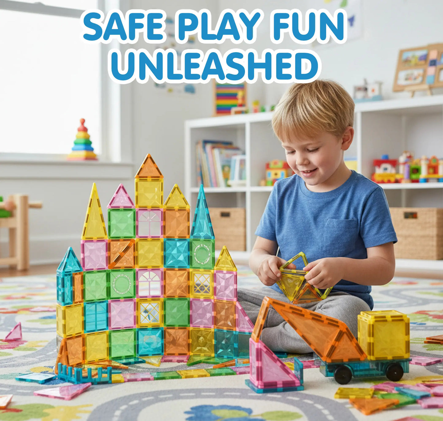 🧩BACK-TO-SCHOOL SALE: MAGNETIC BUILDING SET — STEM LEARNING MADE FUN!🧩