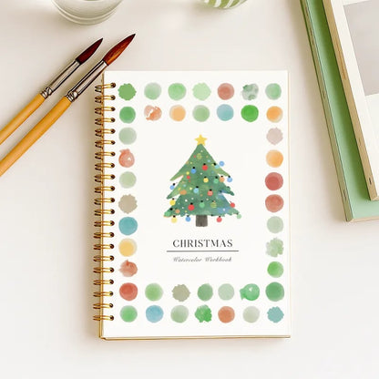 🔥Christmas Sale🎁 🖼️Beginner-Friendly💕 Watercolor Workbook