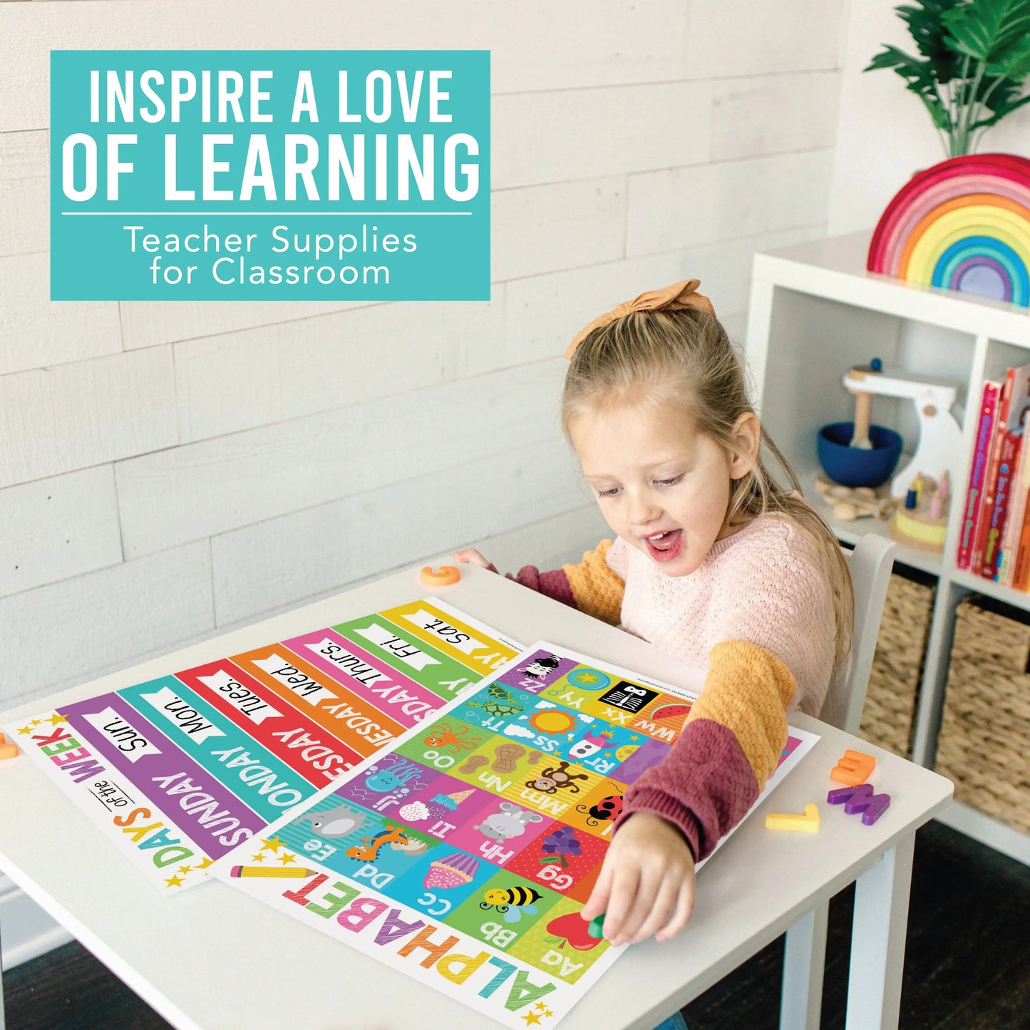 🏫BACK-TO-SCHOOL SALE: COLORFUL EDUCATIONAL POSTERS — SET OF 15!🏫