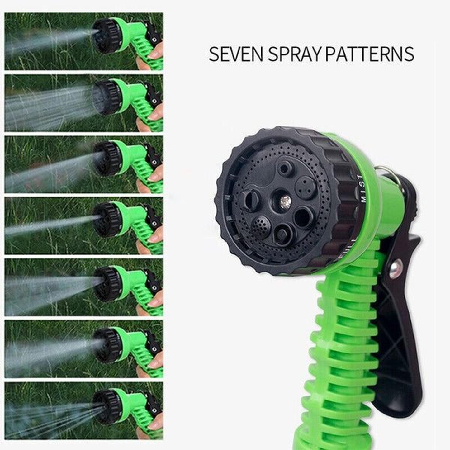 🏡Flexible Garden Water Hose w Spray Nozzle, Expanding Expandable Hose for Easy Outdoor Watering
