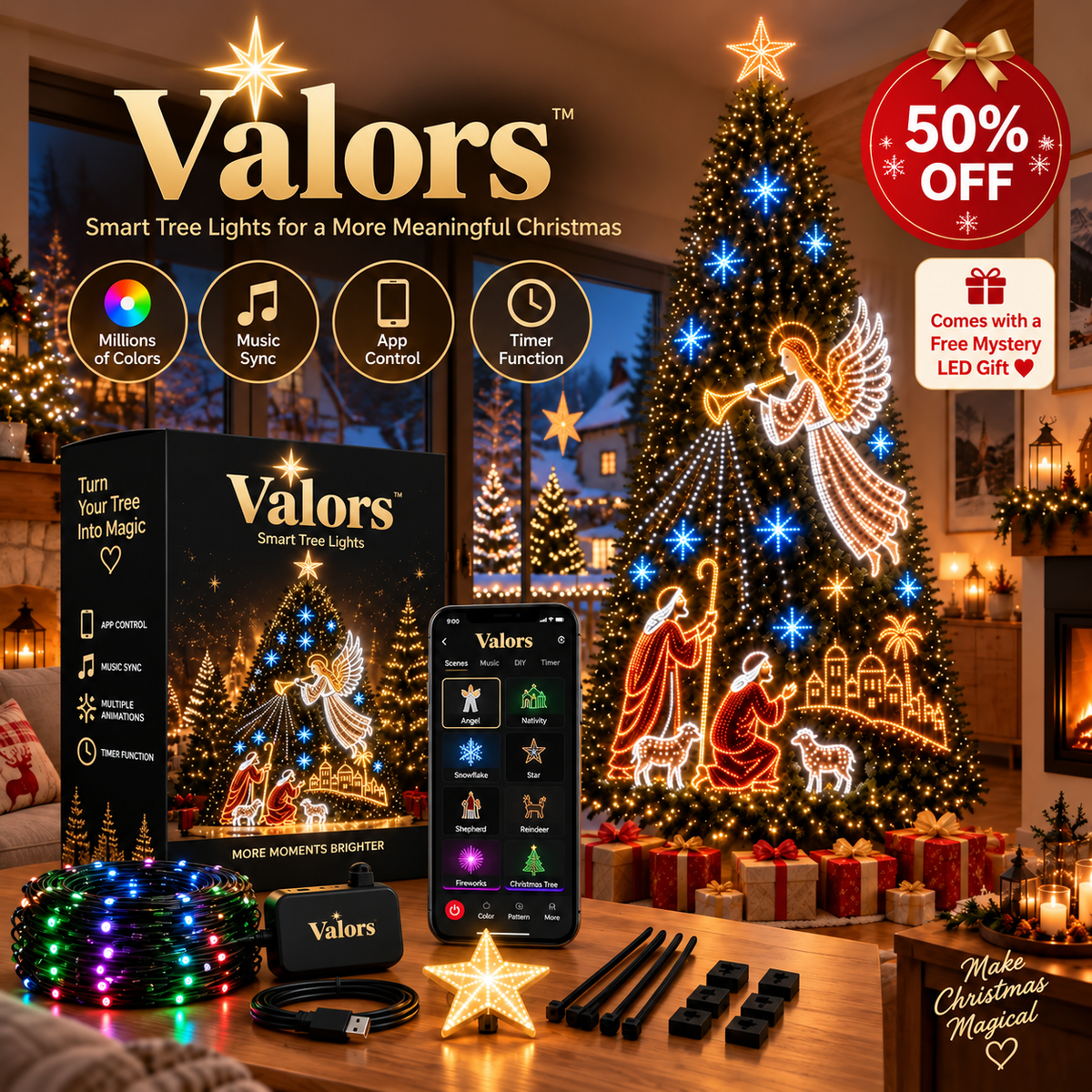 ✝️ Smart Christmas Tree Lights | Create Your Own Faith-Filled Christmas 🎄