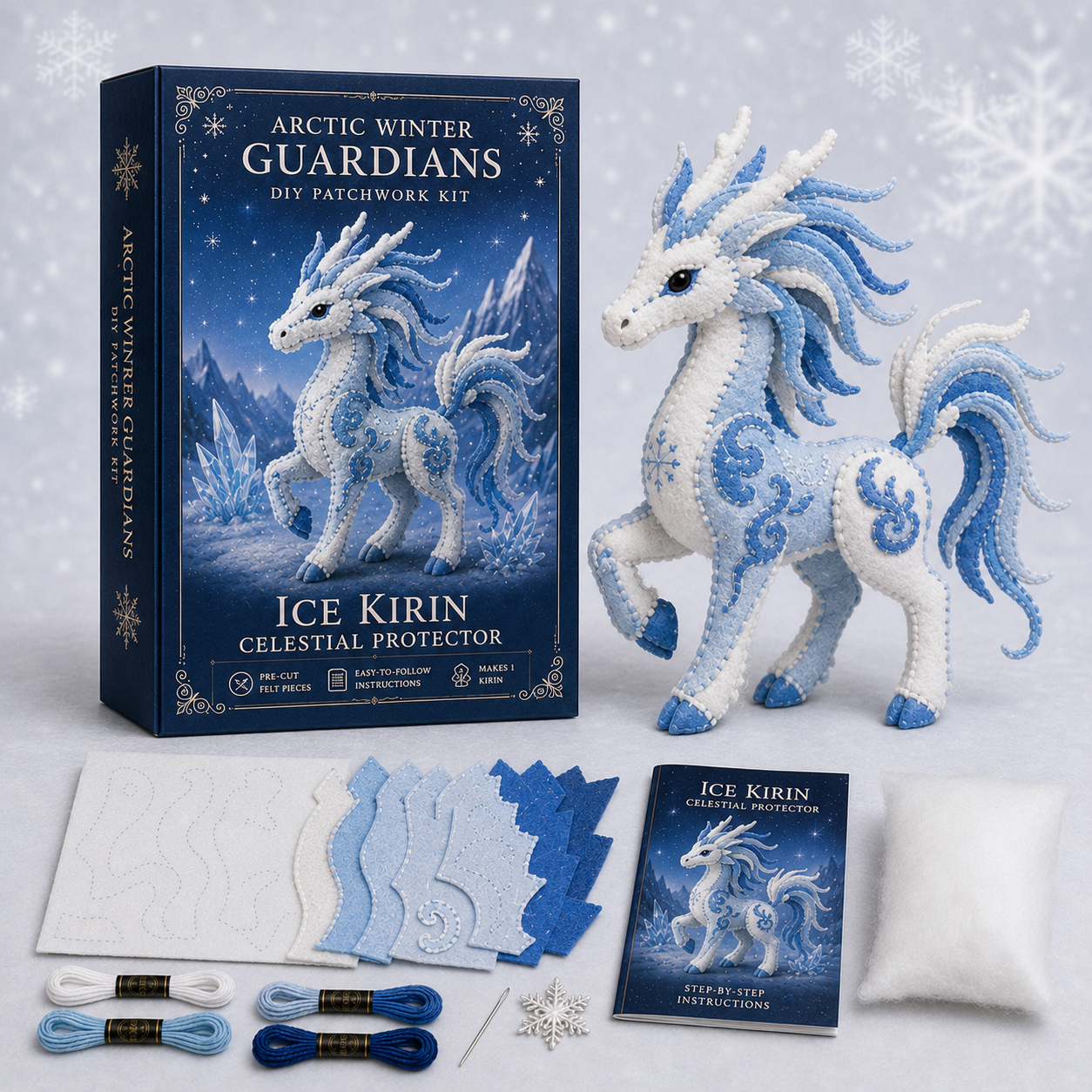 Arctic Winter Guardians DIY Patchwork Kit –🔥Easy, Relaxing & Satisfying to Make