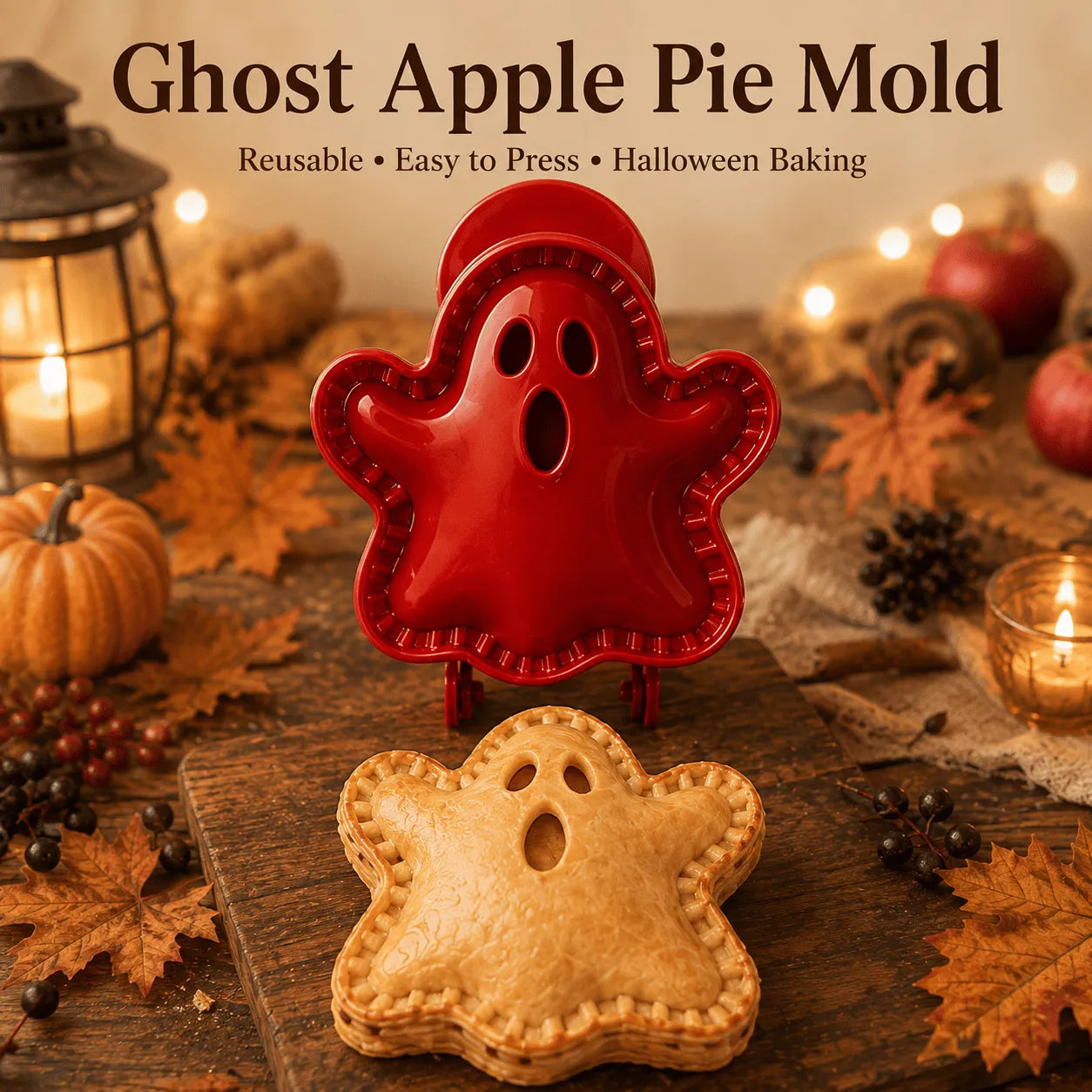 🎃 8-Piece Halloween Mini Hand Pie Mold Set