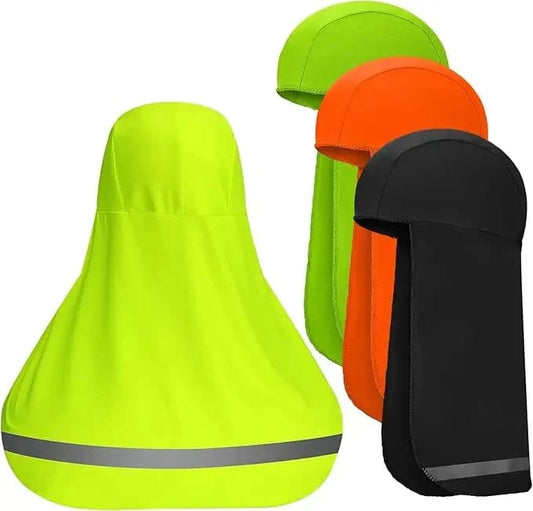 ☀️4 Pieces Hard Hat Sun Shade with Neck Flap – Cooling Skull Cap for Outdoor Work, Fishing & Hiking