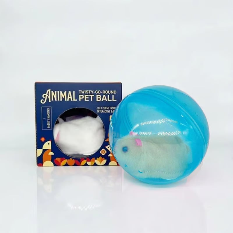 🐾Auto-Rolling Ball with Mouse Hands-Free Play for Indoor Cats