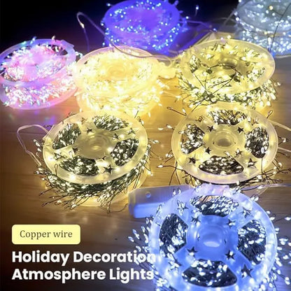 🎁LED Copper Wire Firecracker Light String