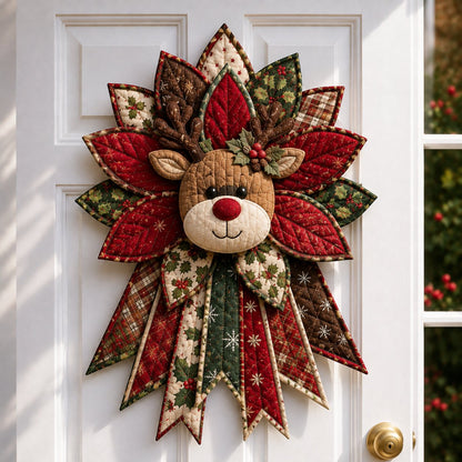 🎉 Holiday Celebration 🎄 – Festive Quilted Christmas Door Hanging DIY Sewing Kit