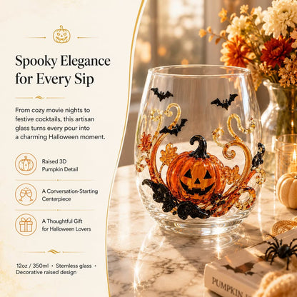 🎃 3D Halloween Artisan Glassware Collection