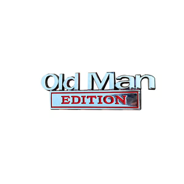 🔥2026 Summer Sale - 🚗 Old Man/Lady Edition Car Emblem