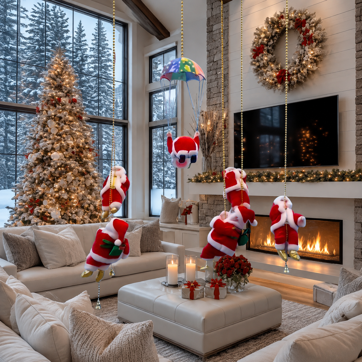 🎅 The Climbing Claus | A Little Christmas Magic in Motion