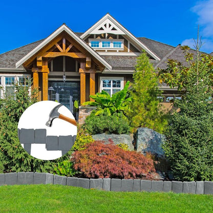 🏡Interlocking Stone-Effect Garden Edging