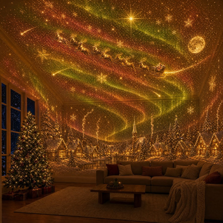 🏠🎄 Christmas Magic Projector | Watch Your Home Come Alive